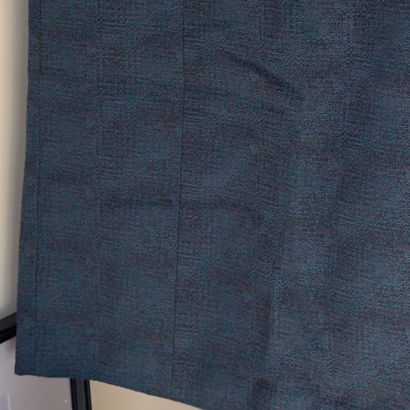 NBW Vintage Ann Taylor 100% Cotton Blue & Grey Tweed Pencil Skirt| US 14 - Picture 5 of 11